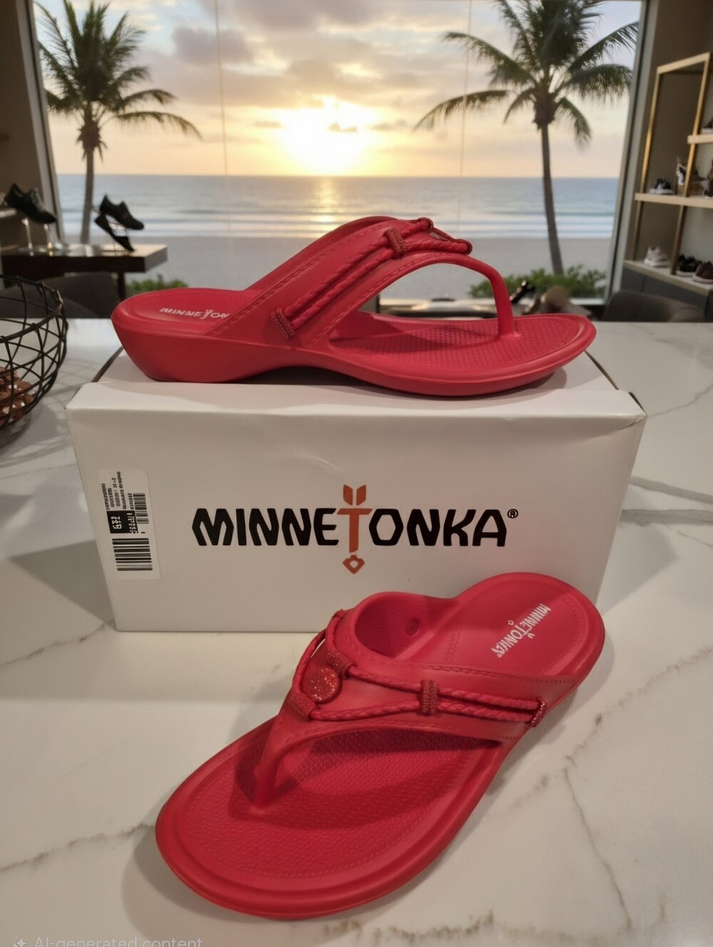 Minnetonka Silverthorne Prism Slides Sandals Women's Sz 9 Nwb
